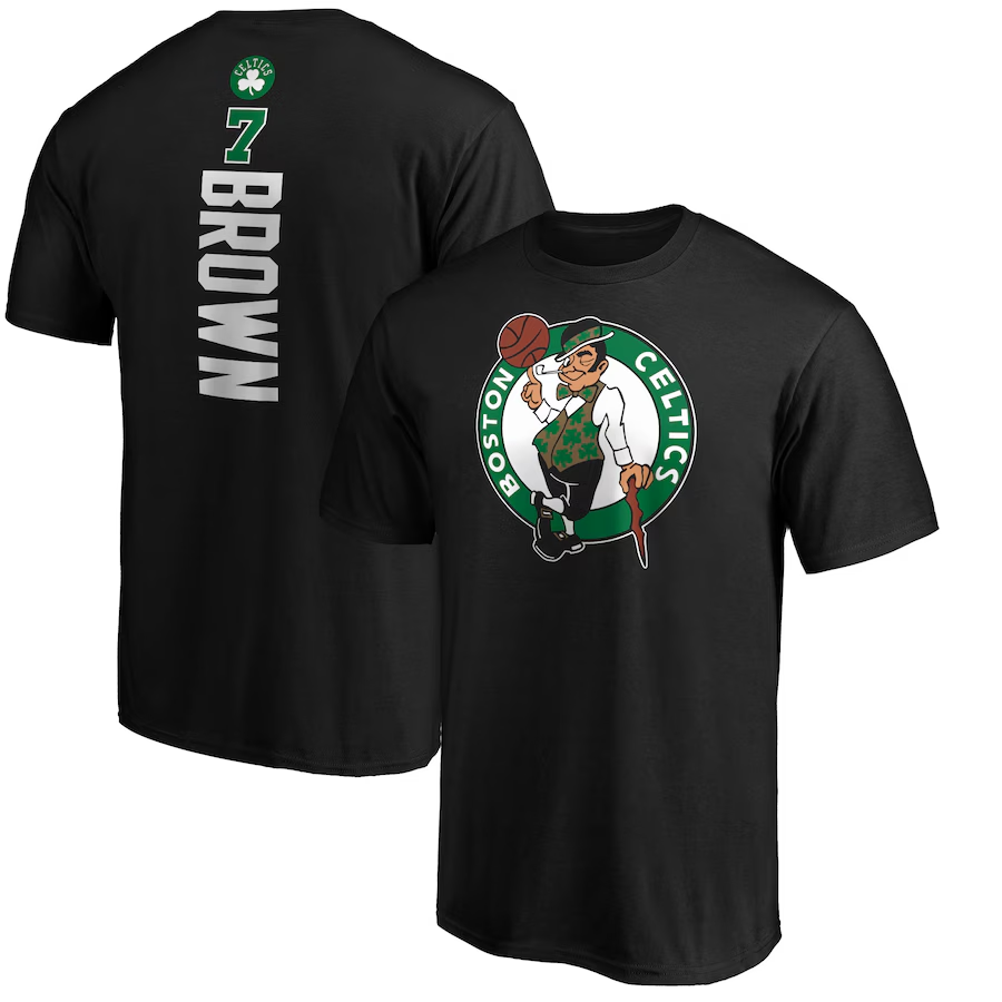 Men NBA Boston Celtics black T shirt